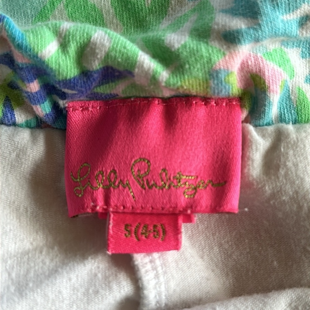 Lilly Pulitzer Mini Madison Skort Shell of a Party Blue Green Pink Small 4 5 - Picture 5 of 7